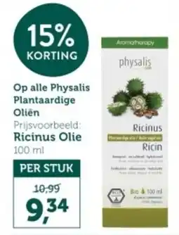 Holland & Barrett Physalis Ricinus Olie 100ml aanbieding