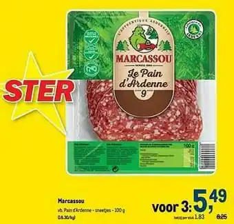 Marcassou pain d`ardenne - sneetjes