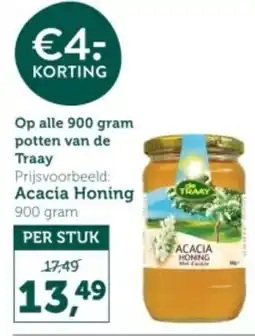 Holland & Barrett Traay Acacia Honing 900 gram aanbieding