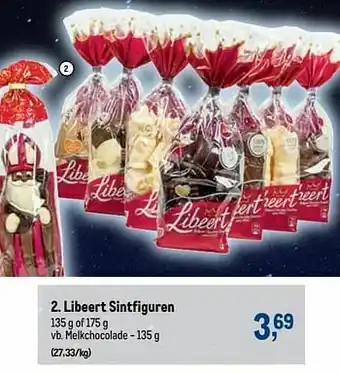 Libeert sintfiguren melkchocolade