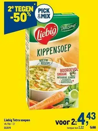 Makro Liebig tetra soepen kip aanbieding