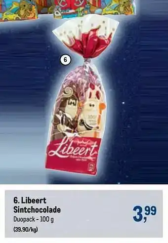 Makro Libeert sintchocolade aanbieding