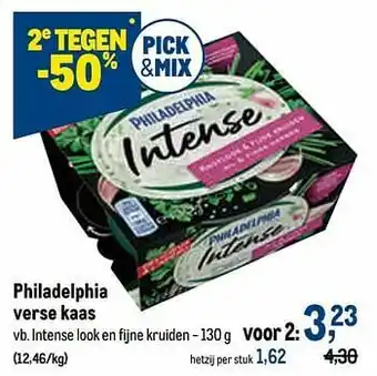 Philadelphia verse kaas intense look en fijne kruiden