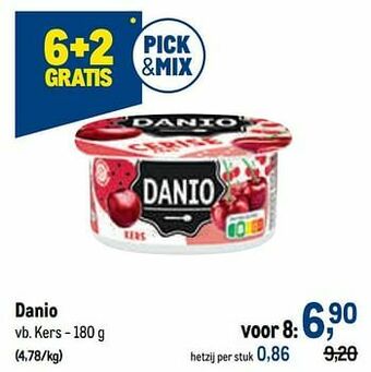 Makro Danio kers aanbieding