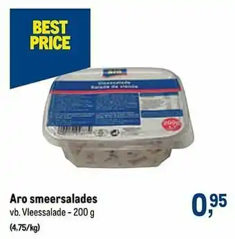 Makro Aro smeersalades vleessalade aanbieding
