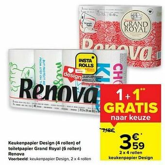 Carrefour Keukenpapier design aanbieding