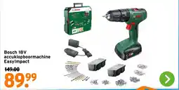 GAMMA Bosch 18v accuklopboormachine easyimpact aanbieding