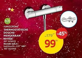 Brico Thermostatische douchemengkraan myfox aanbieding