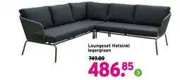 Loungeset helsinki legergroen