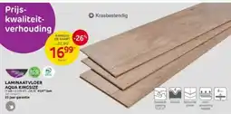 Brico DecoMode laminaat Aqua Kingsize Elba 4-zijdige V-groef 8mm 2,53m² aanbieding