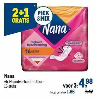 Makro Nana maandverband - ultra aanbieding