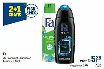 Fa deodorant - caribbean lemon