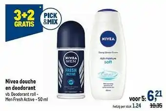 Makro Deodorant roll - men fresh active aanbieding
