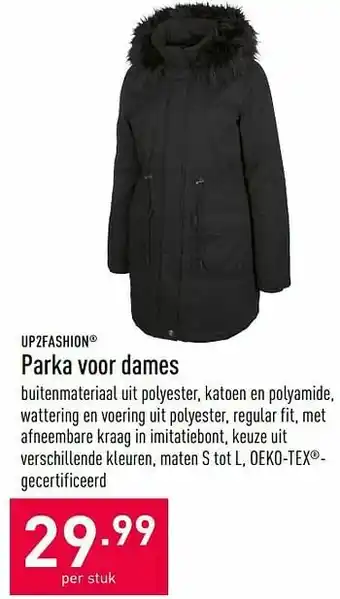 ALDI Parka voor dames aanbieding