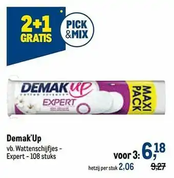 Makro Demak`up wattenschijfjes - expert aanbieding