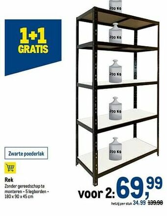 Makro Rek aanbieding