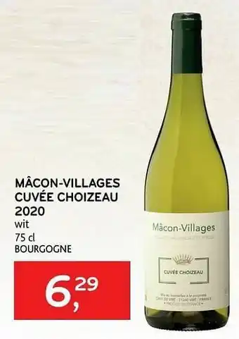 Alvo Mâcon-villages cuvée choizeau 2020 wit aanbieding