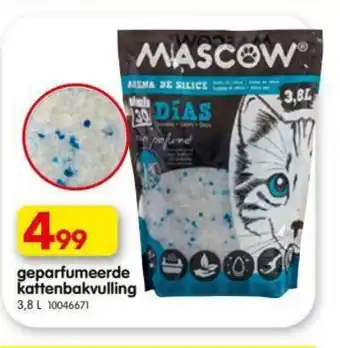 Yess Mascow Geparfumeerde kattenbakvulling 3.8L aanbieding