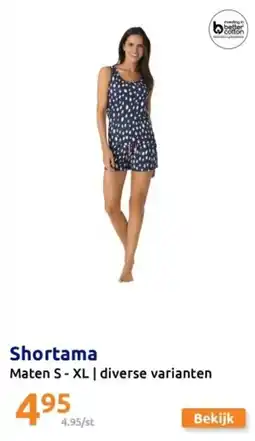Action Shortama Maten S-XL aanbieding