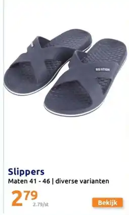 Action Slippers Maten 41-46 aanbieding