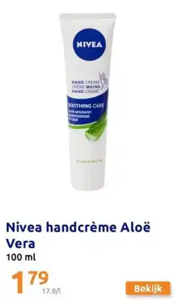 Action Nivea handcrème Aloë Vera 100mL aanbieding