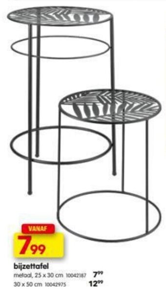 Yess Bijzettafel aanbieding