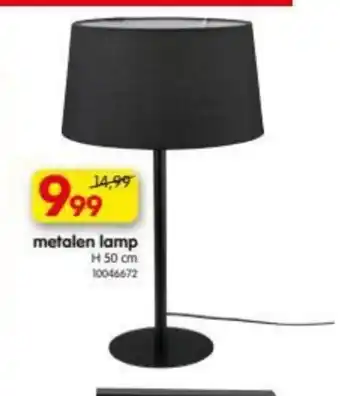 Yess Metalen lamp aanbieding