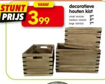 Yess Decoratieve houten kist aanbieding