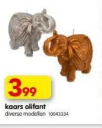 Yess Kaars Olifant aanbieding