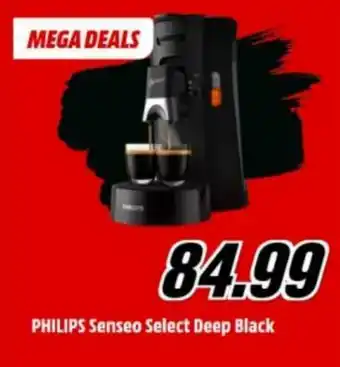MediaMarkt Philips Senseo Select Deep Black aanbieding