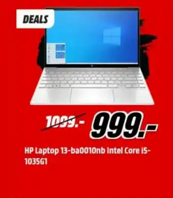 MediaMarkt HP Laptop 13-ba0010nb Intel Core i5-1035G1 aanbieding
