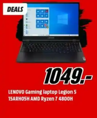 Lenovo Gaming laptop Legion 5 15ARH05H AMD Ryzen 7 4800H