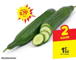 Carrefour Komkommer aanbieding