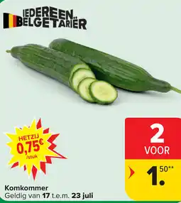 Carrefour Market Komkommer aanbieding