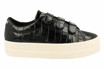 Berca Shoes No Name Sneaker Laag Dames Trend Dierenprint - Zwart aanbieding