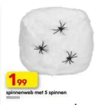 Spinnenweb met 5 spinnen