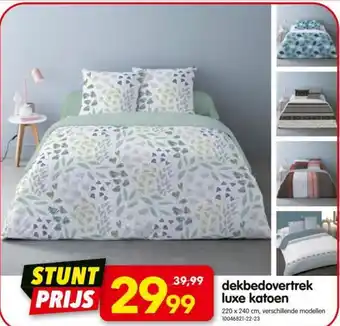 Yess Dekbedovertrek Luxe katoen 220*240 cm aanbieding