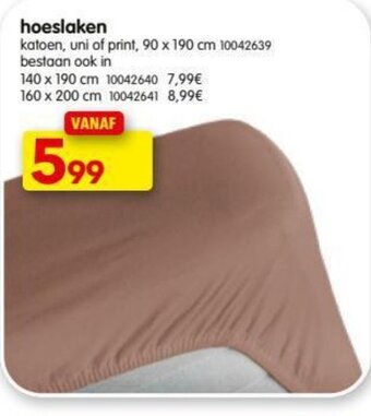 Yess Hoeslaken aanbieding