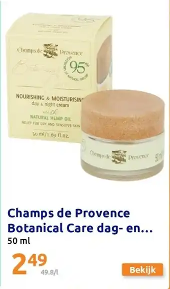 Action Champs de Provence Botanical Care dag- en nachtcrème aanbieding