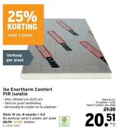 GAMMA Iko Enertherm Comfort PIR isolatie aanbieding