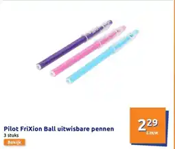 Pilot FriXion Ball uitwisbare pennen