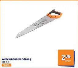 Action Werckmann handzaag aanbieding