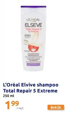 Action L'Oréal Elvive shampoo Total Repair 5 Extreme aanbieding