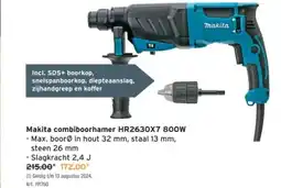 GAMMA Makita combiboorhamer HR2630X7 800W aanbieding