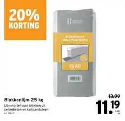 Blokkenlijm 25 kg