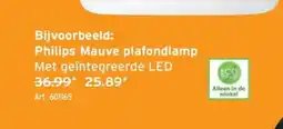 GAMMA Philips Mauve plafondlamp Met geïntegreerde LED aanbieding