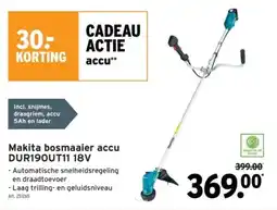 GAMMA Makita bosmaaier accu DUR190UT11 18V aanbieding
