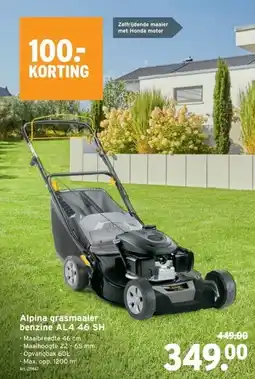 GAMMA Alpina grasmaaier benzine AL4 46 SH aanbieding