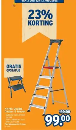 GAMMA Altrex Double Decker 5 treden aanbieding