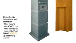GAMMA Brievenbus met pakketvak aanbieding